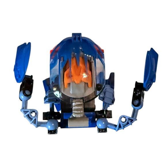 Vintage LEGO BIONICLE Gahlok Blue Orange 8562 Set with Canister NO BOOKLET - Picture 6 of 13